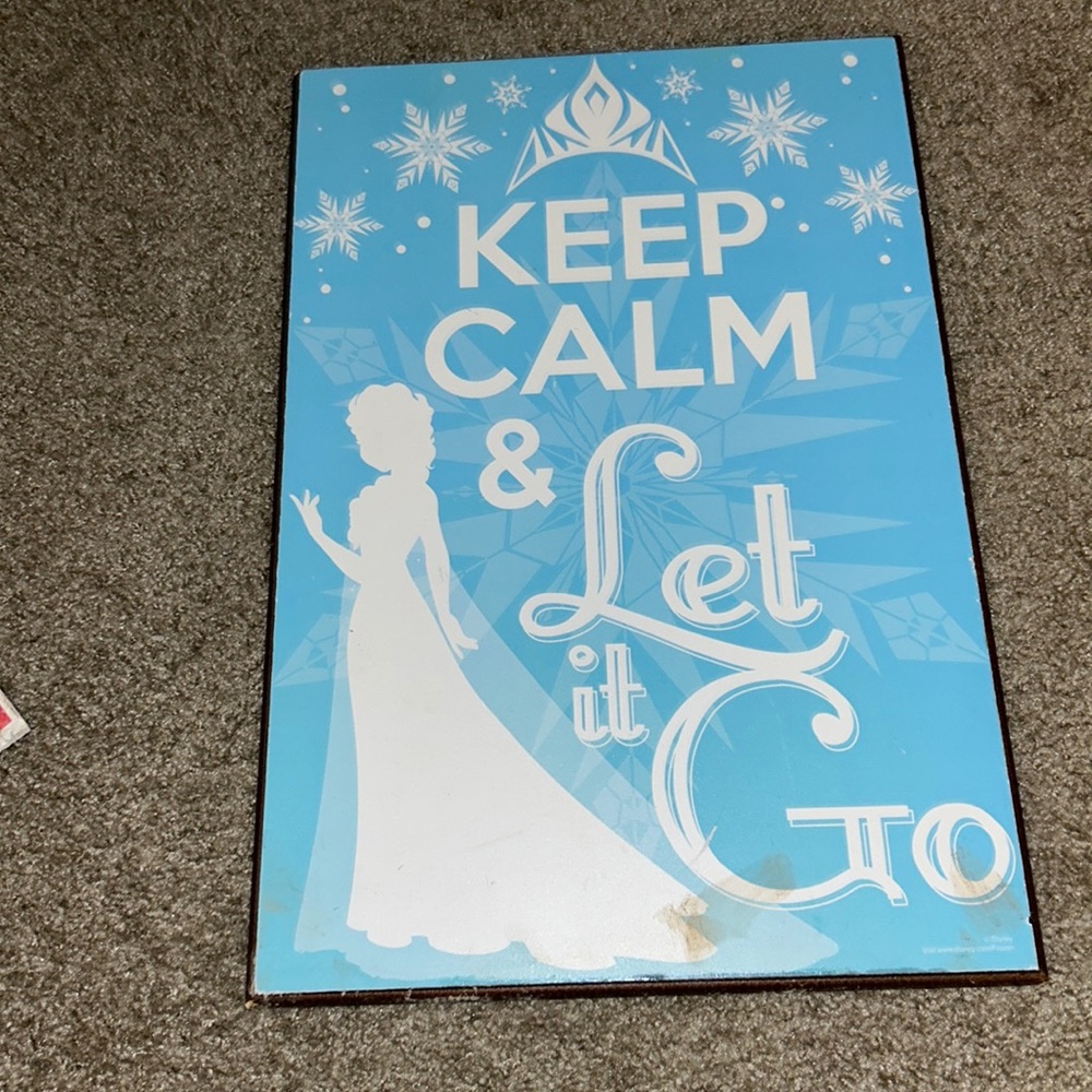 Frozen wood wall decor